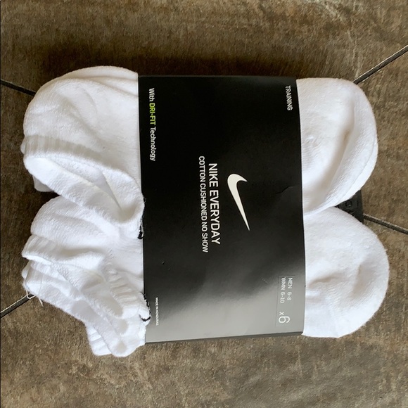 NIKE EVERYDAY COTTON CUSHIONED NO SHOW SOCKS - Picture 2 of 16